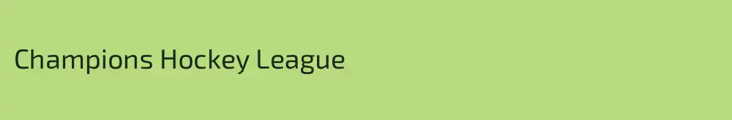 Champions Hockey League